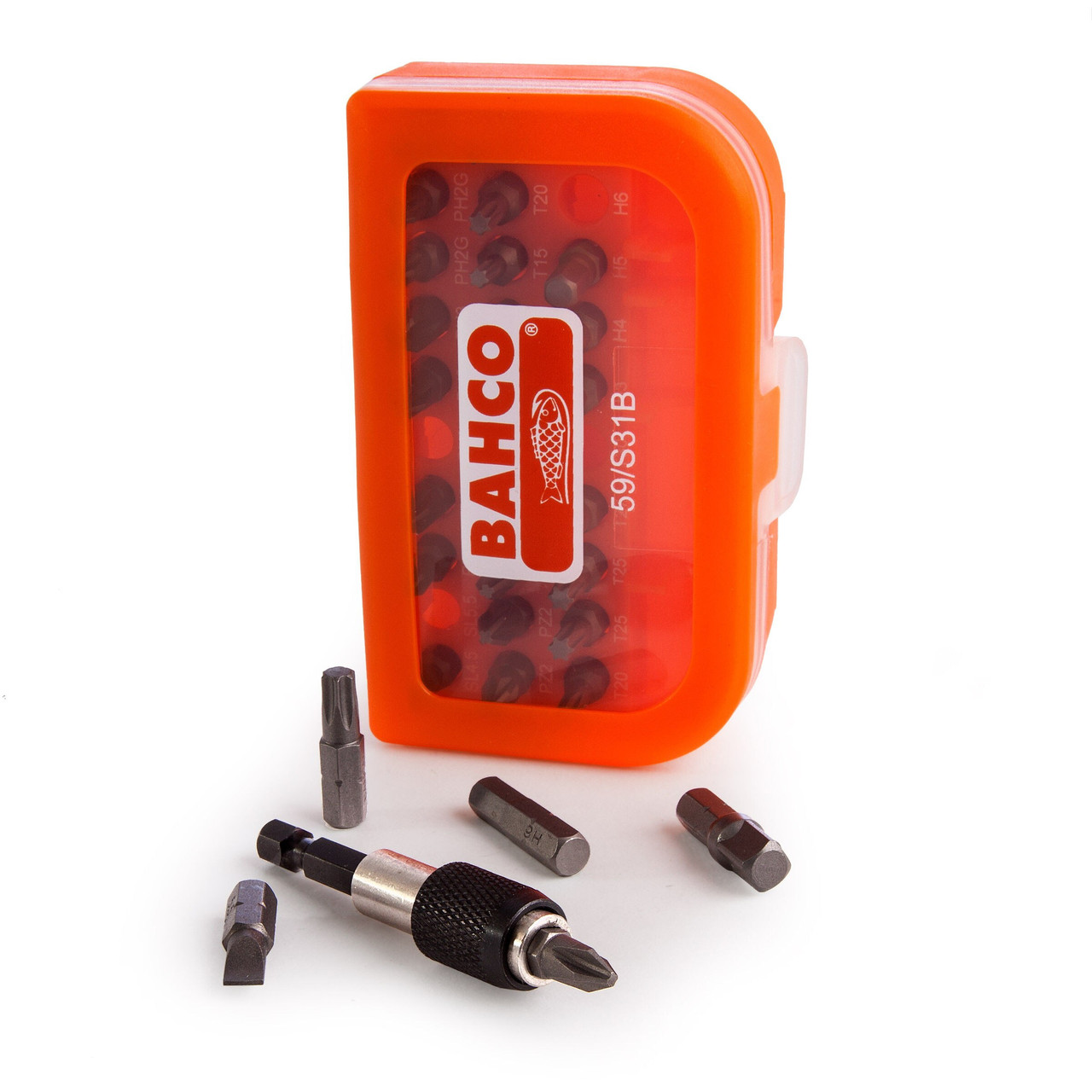 Bahco 59S31B 31 Piece 1/4" Bit Set