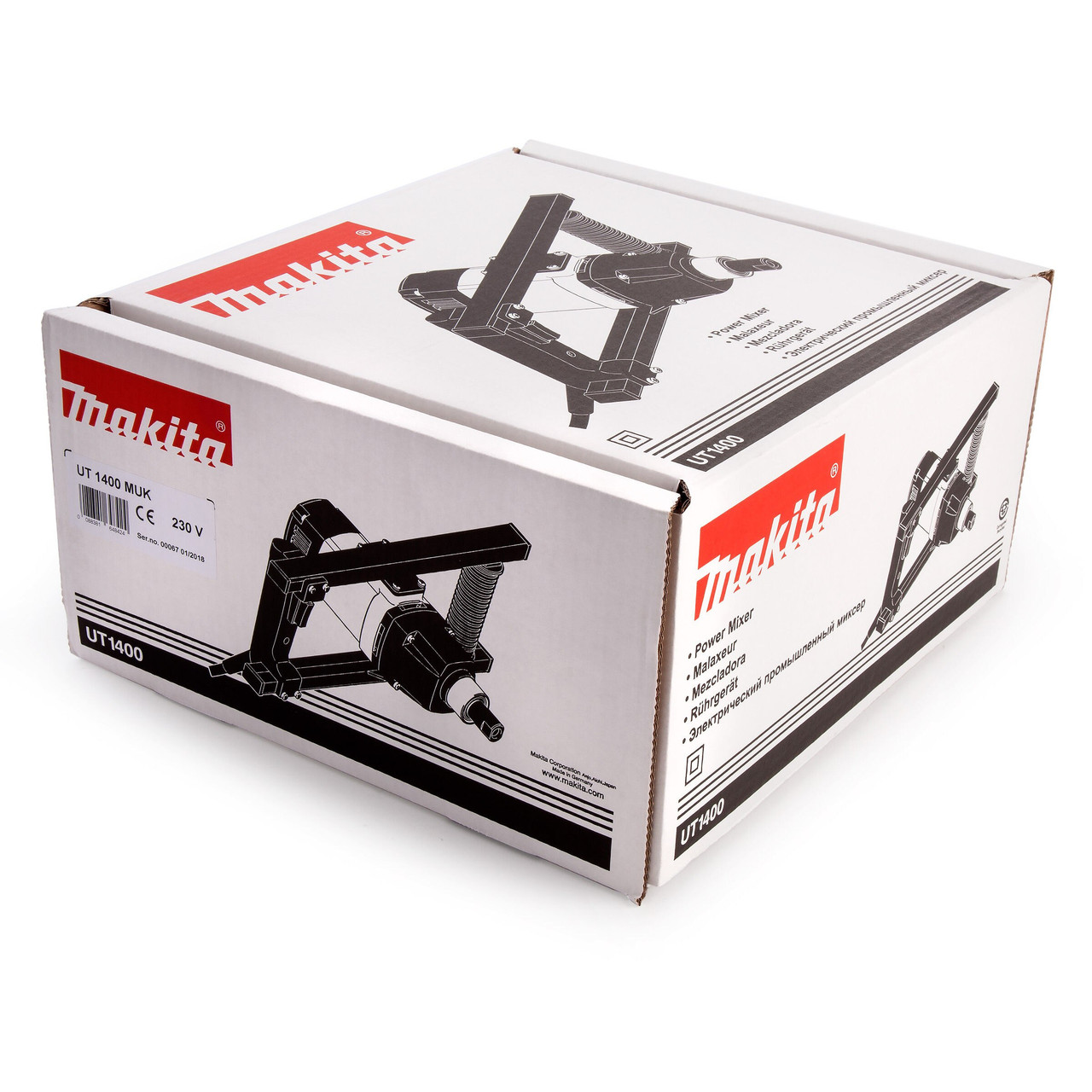 Makita UT1400 1300W 140mm Paddle Mixer 240V