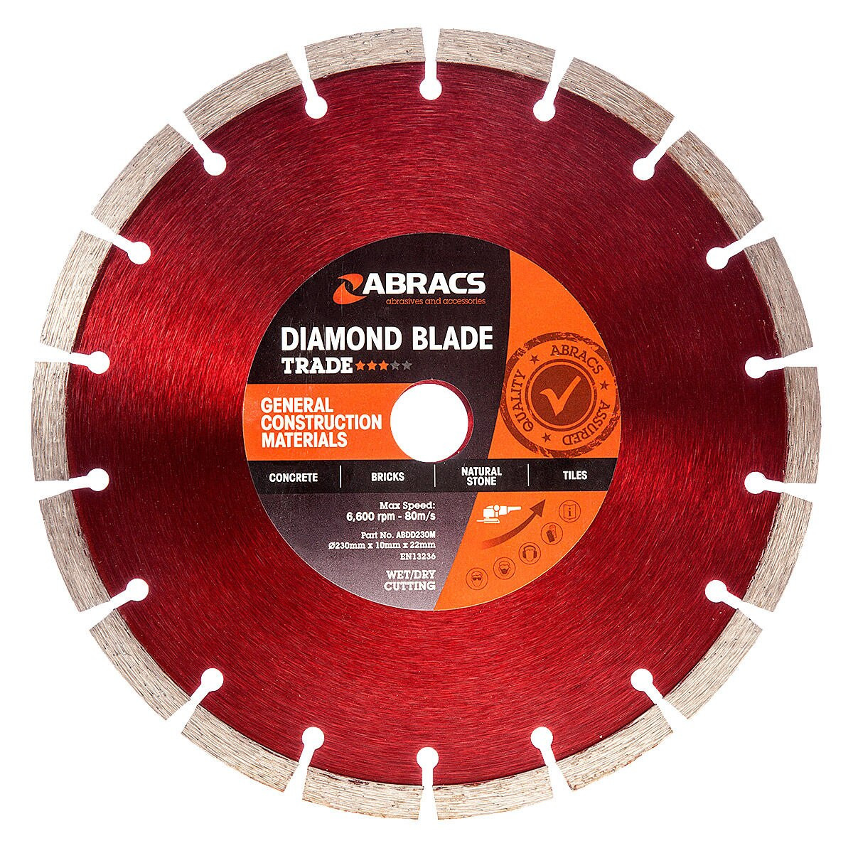 Abracs ABDD230M 230mm General Purpose Diamond Blade