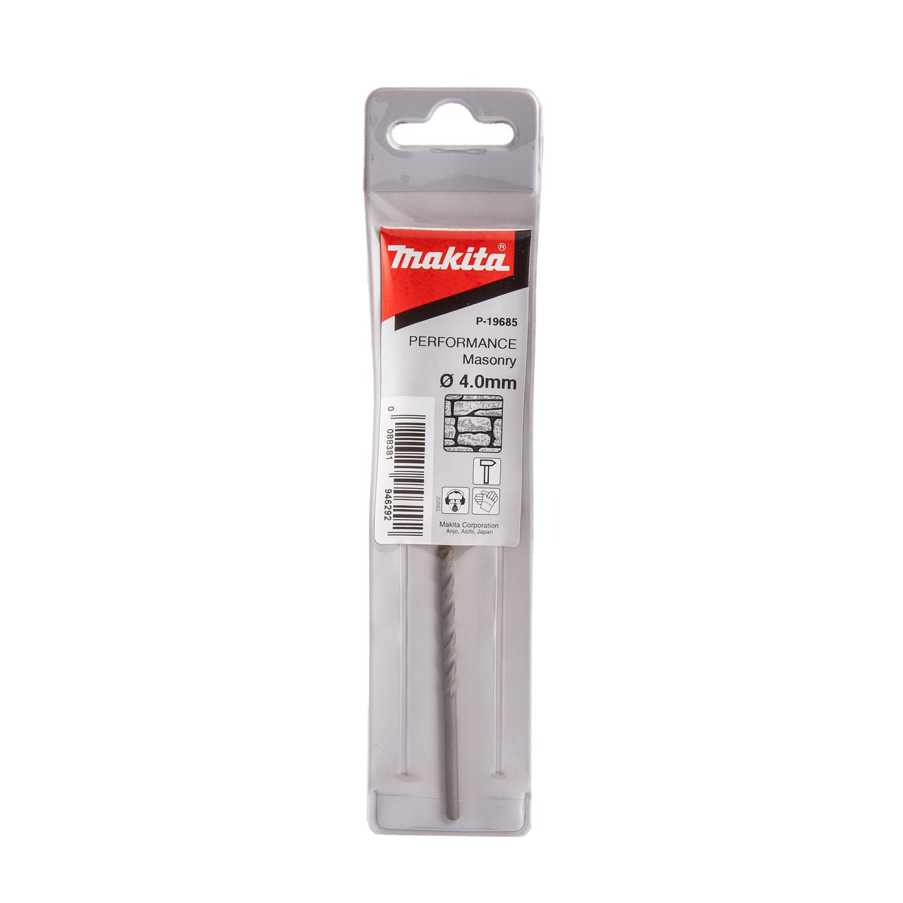 Makita P19685 4 × 75mm Standard Masonry Drill Bit