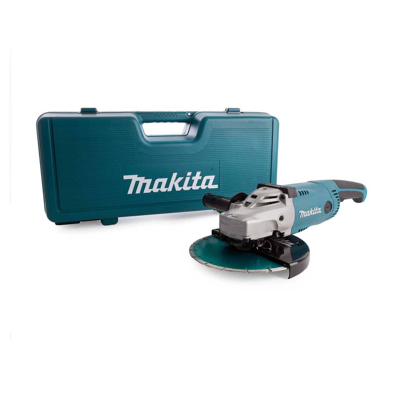 Makita GA9020KD1 110V 230mm Angle Grinder with Case & Diamond Wheel