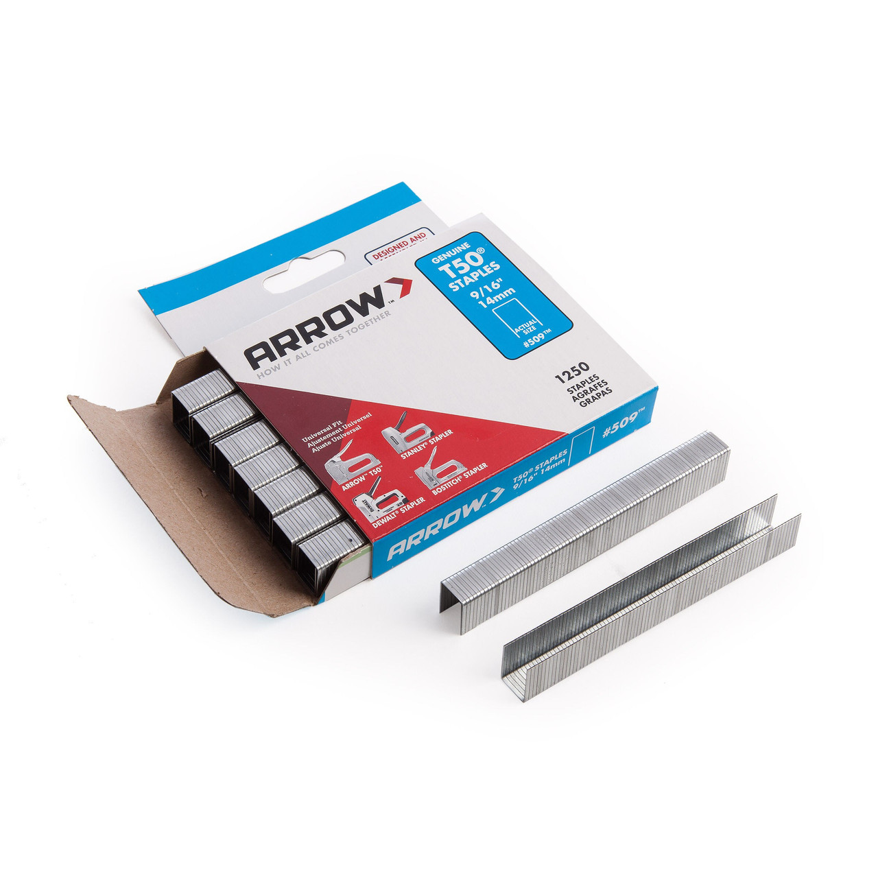 Arrow A50924 T50 Staples 14mm Pack of 1250