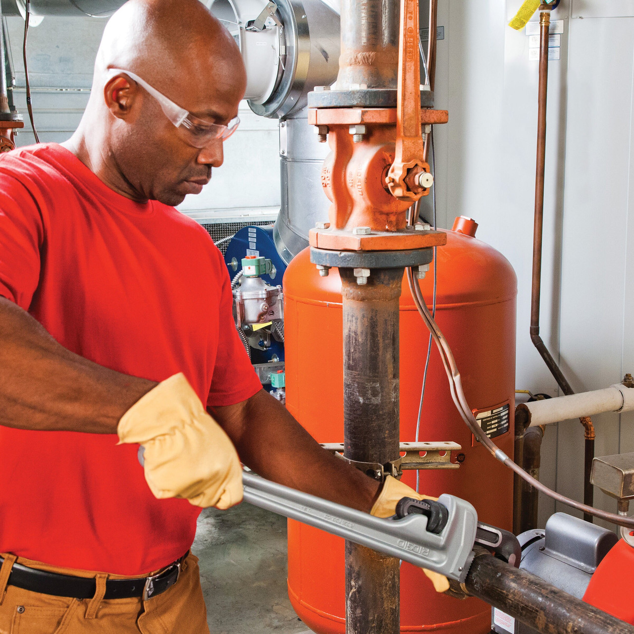 Ridgid 31100 450mm Aluminium Straight Pipe Wrench