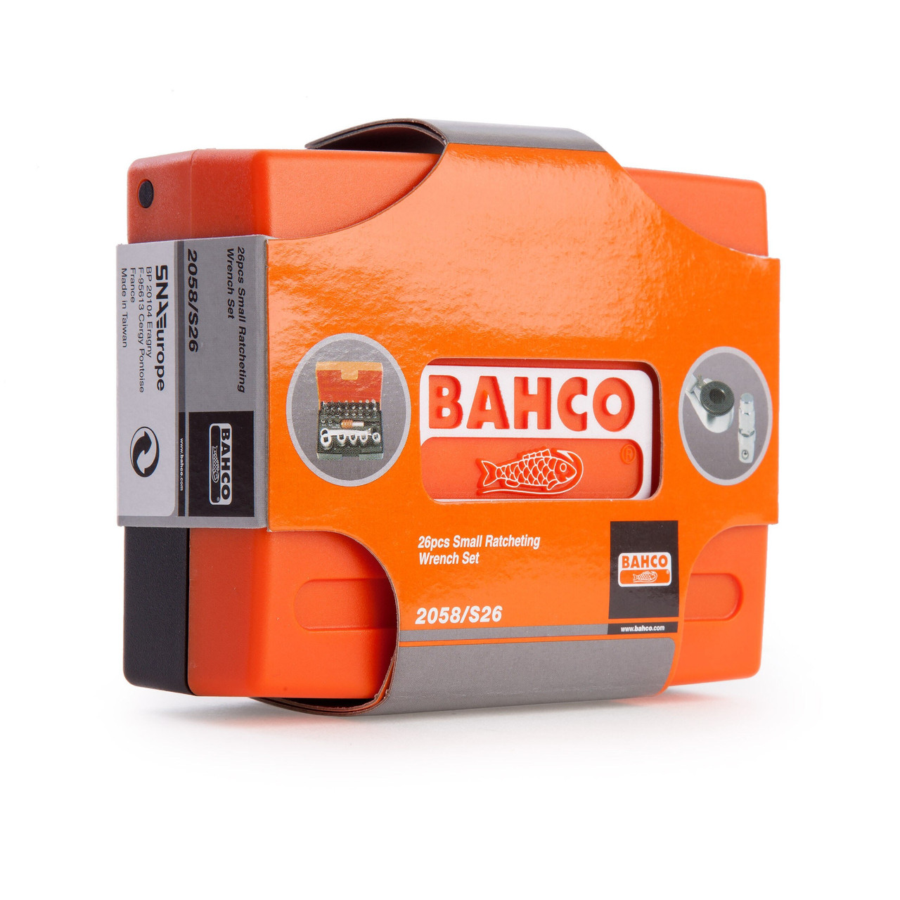 Bahco 2058S26 1/4in Drive Socket Set 26 Piece