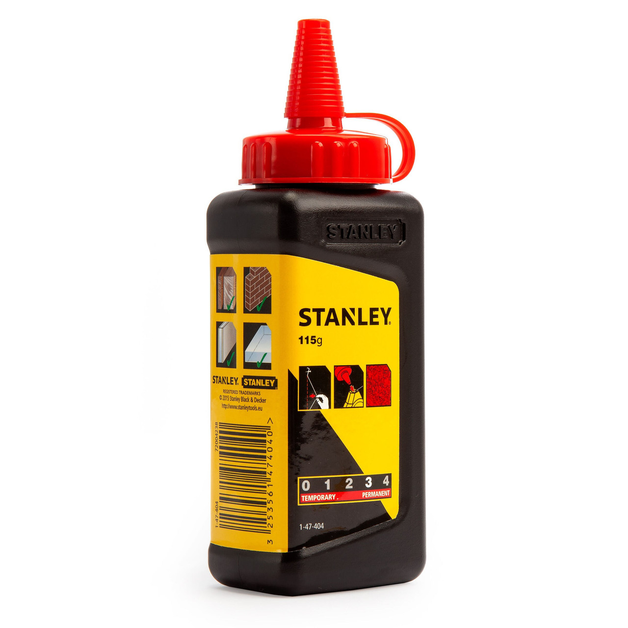 Stanley 147404 Red Builders Chalk 115g