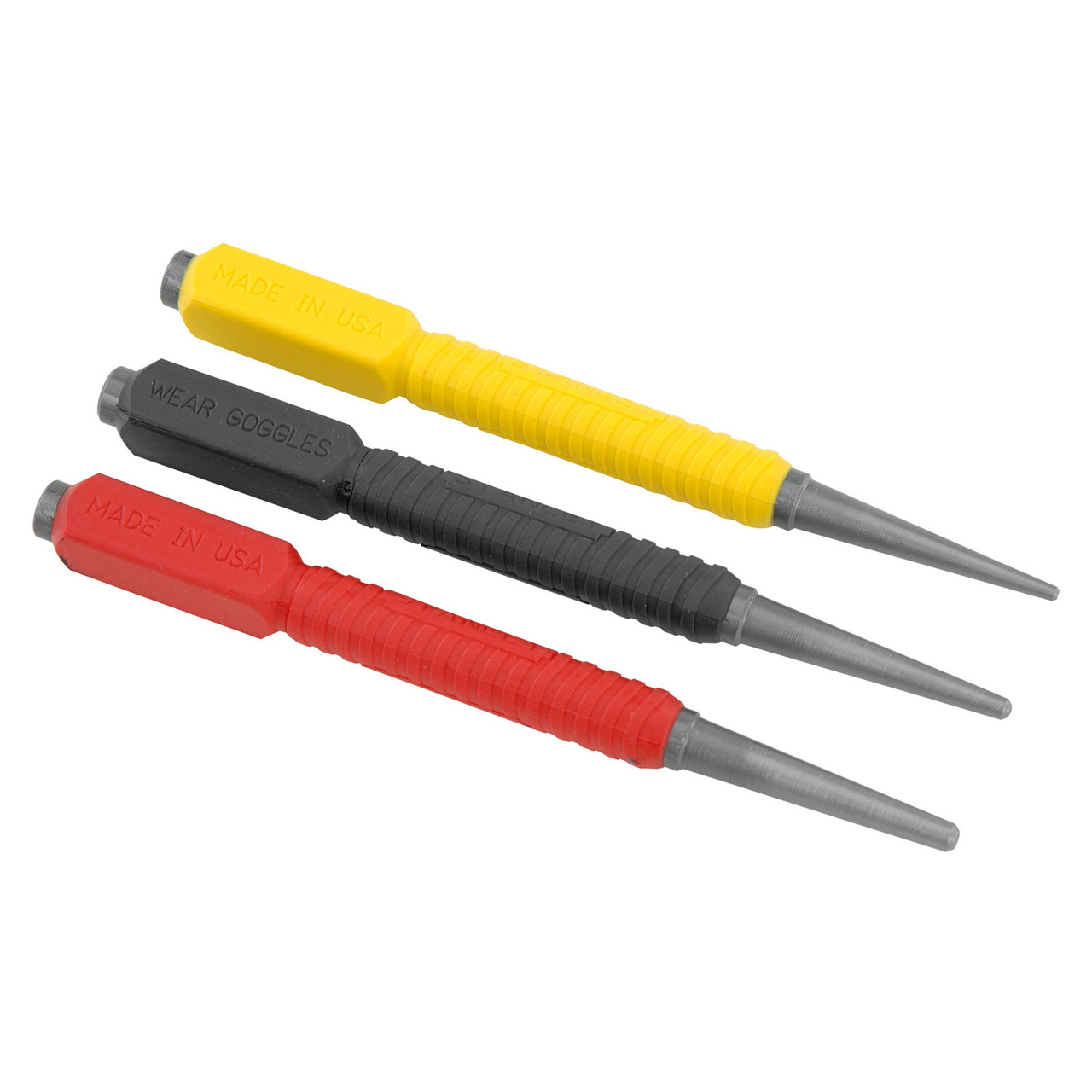 Stanley 058930 Dynagrip Nail Punch Set 3 Piece
