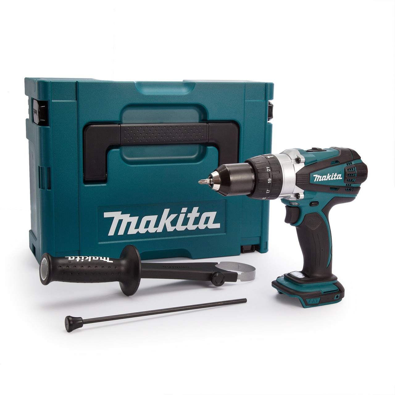 Makita DHP458ZJ 18V LXT Combi Drill with Makpac Case (Body Only)