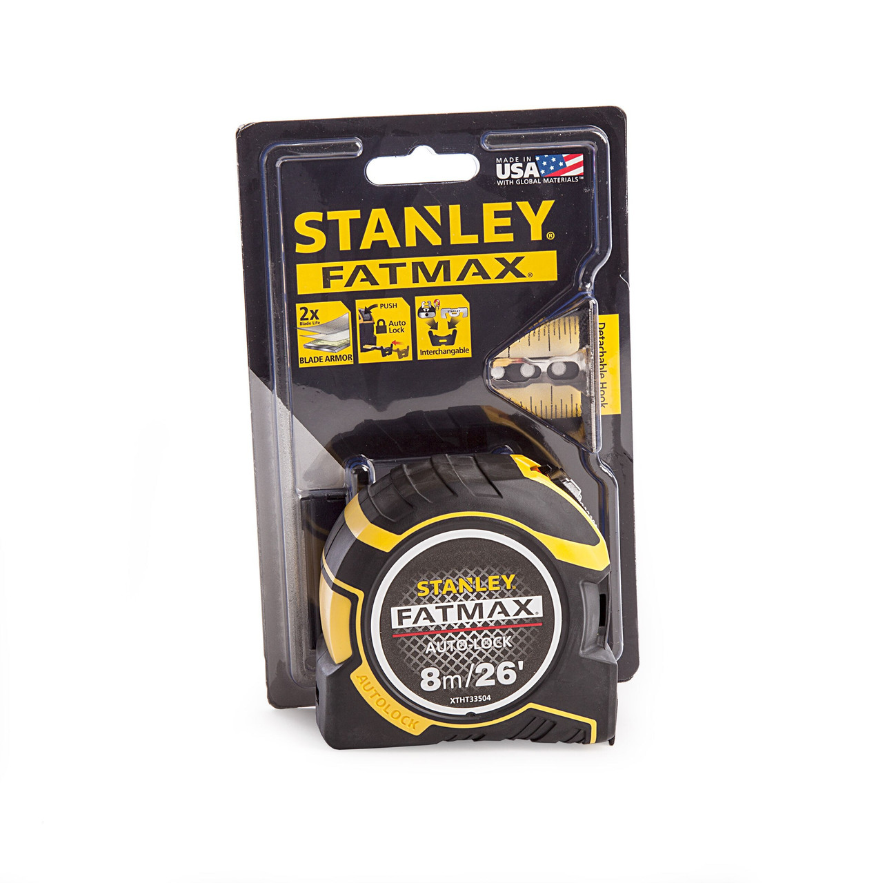 Stanley XTHT033504 FatMax Autolock Tape Measure 8m