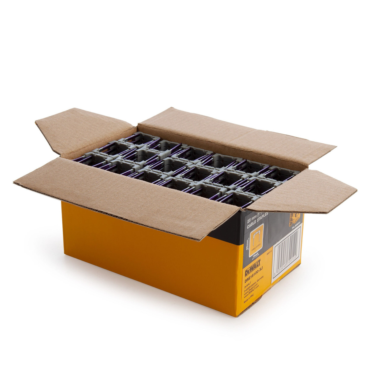 Dewalt DRS18100XJ 25mm Insulated Cable Staples with 540 Pack