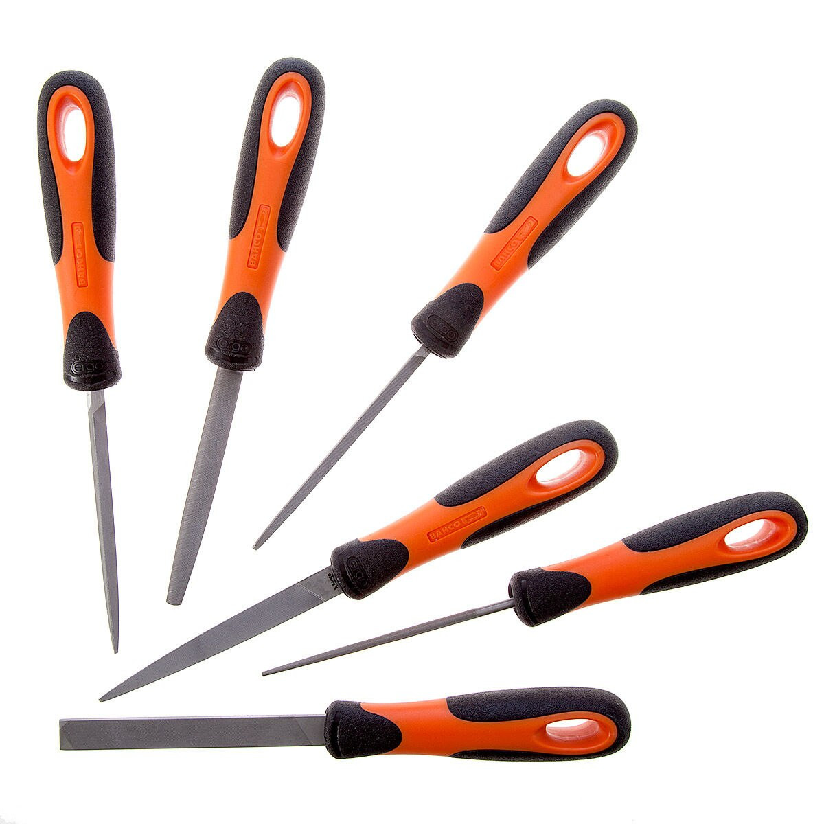 Bahco 14760432 ERGO Engineering Smooth Cut File Set 100mm 6 Piece