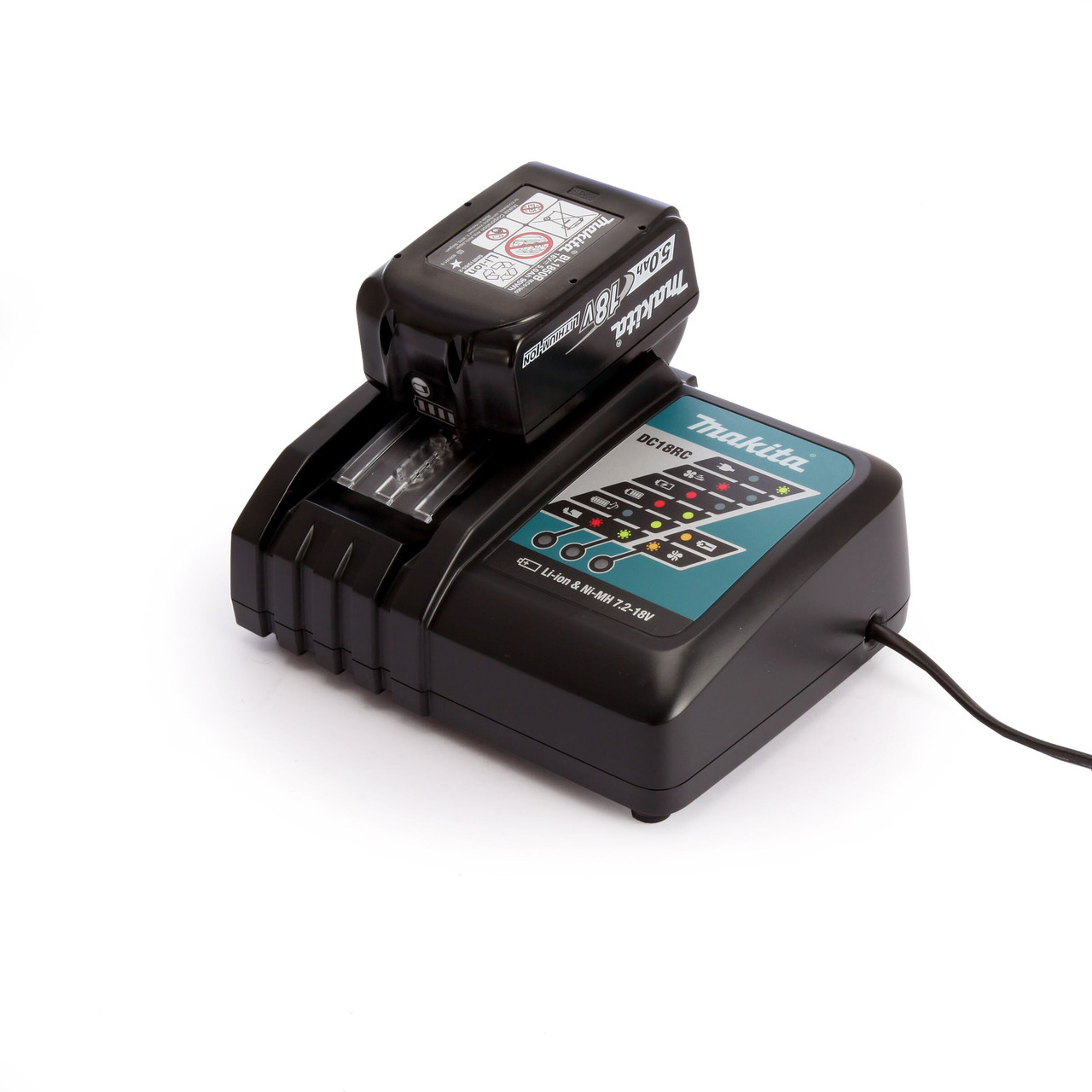 Makita BL1850BDC18RC 18V 5.0Ah Battery with DC18RC Charger