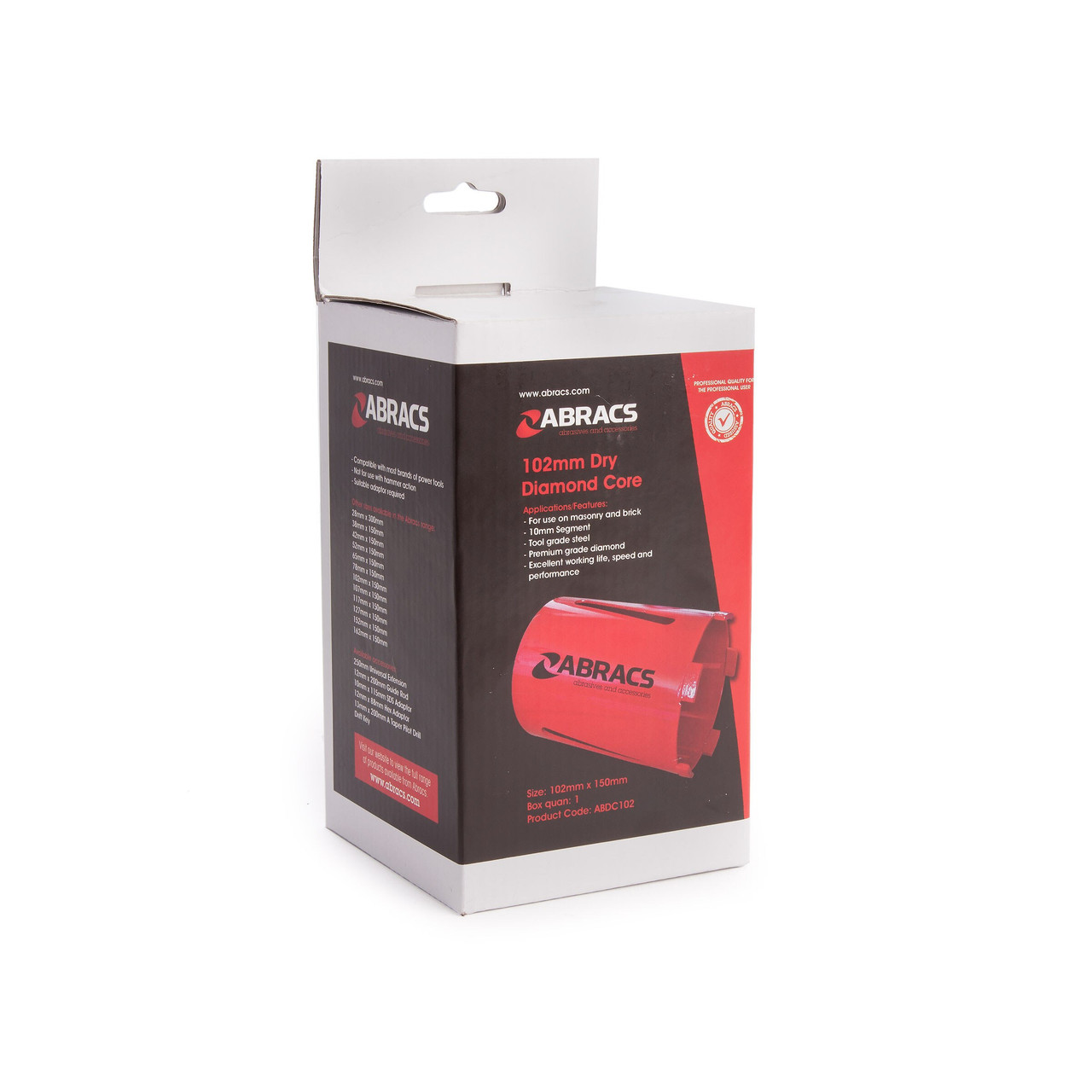 Abracs ABDC102 102mm Dry Diamond Core