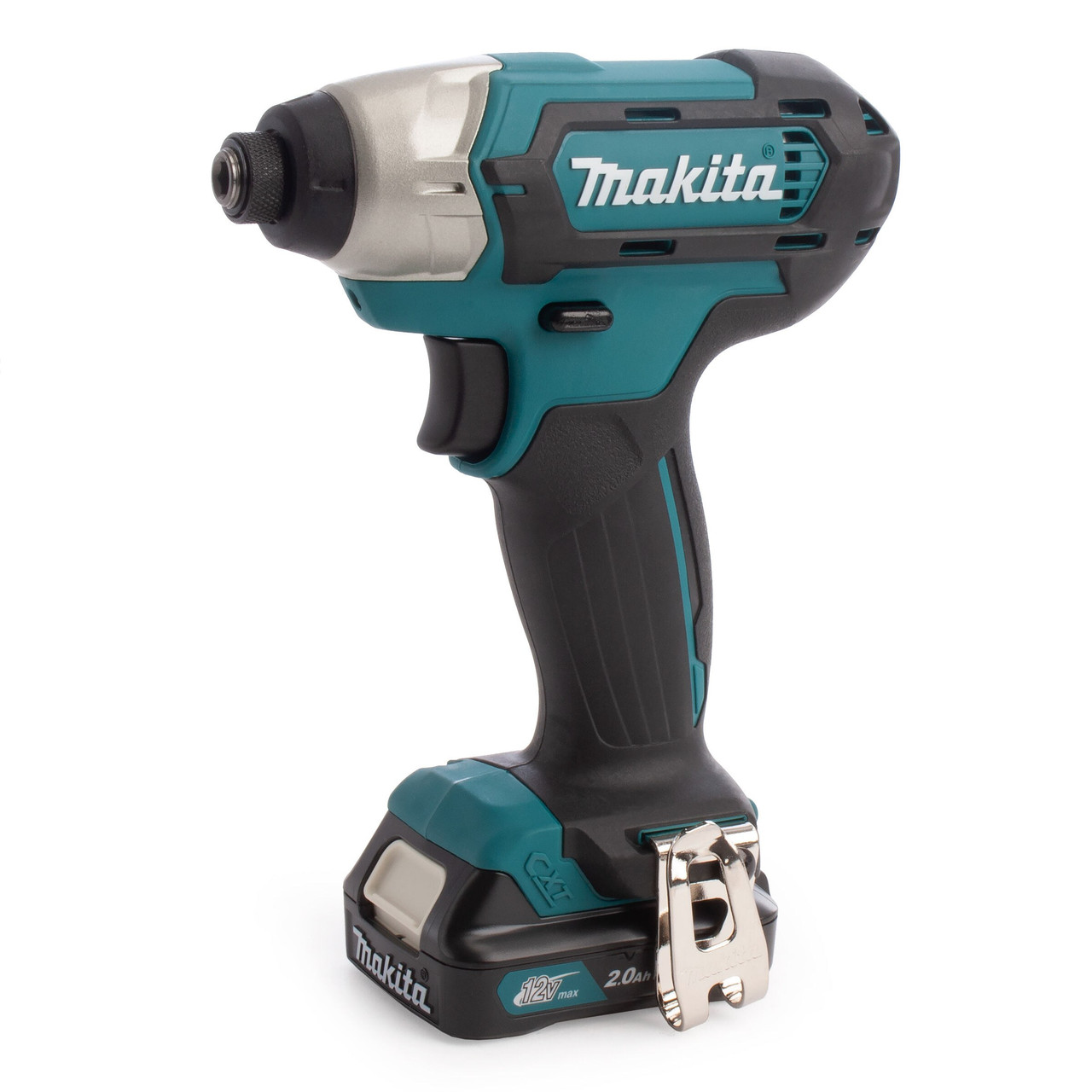 Makita CLX224AJ 12Vmax CXT Drill Driver & Impact Driver Twin Pack with 2 × 2.0Ah Batteries