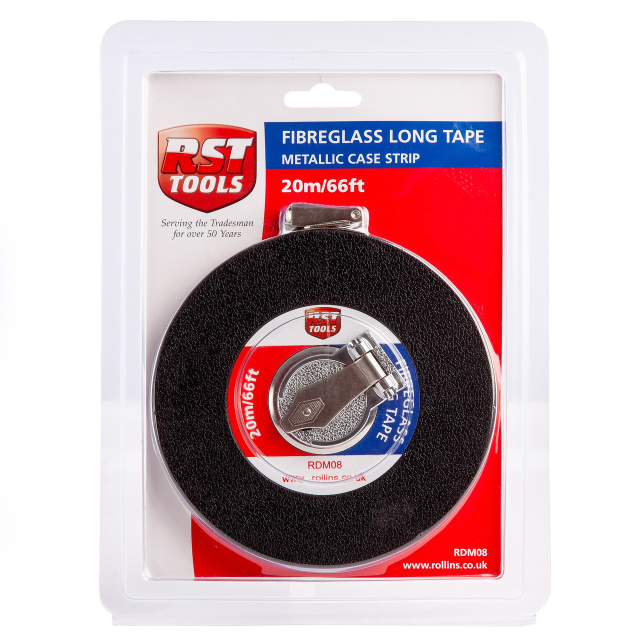 Rst RDM08 Fibreglass Tape Measure 20m