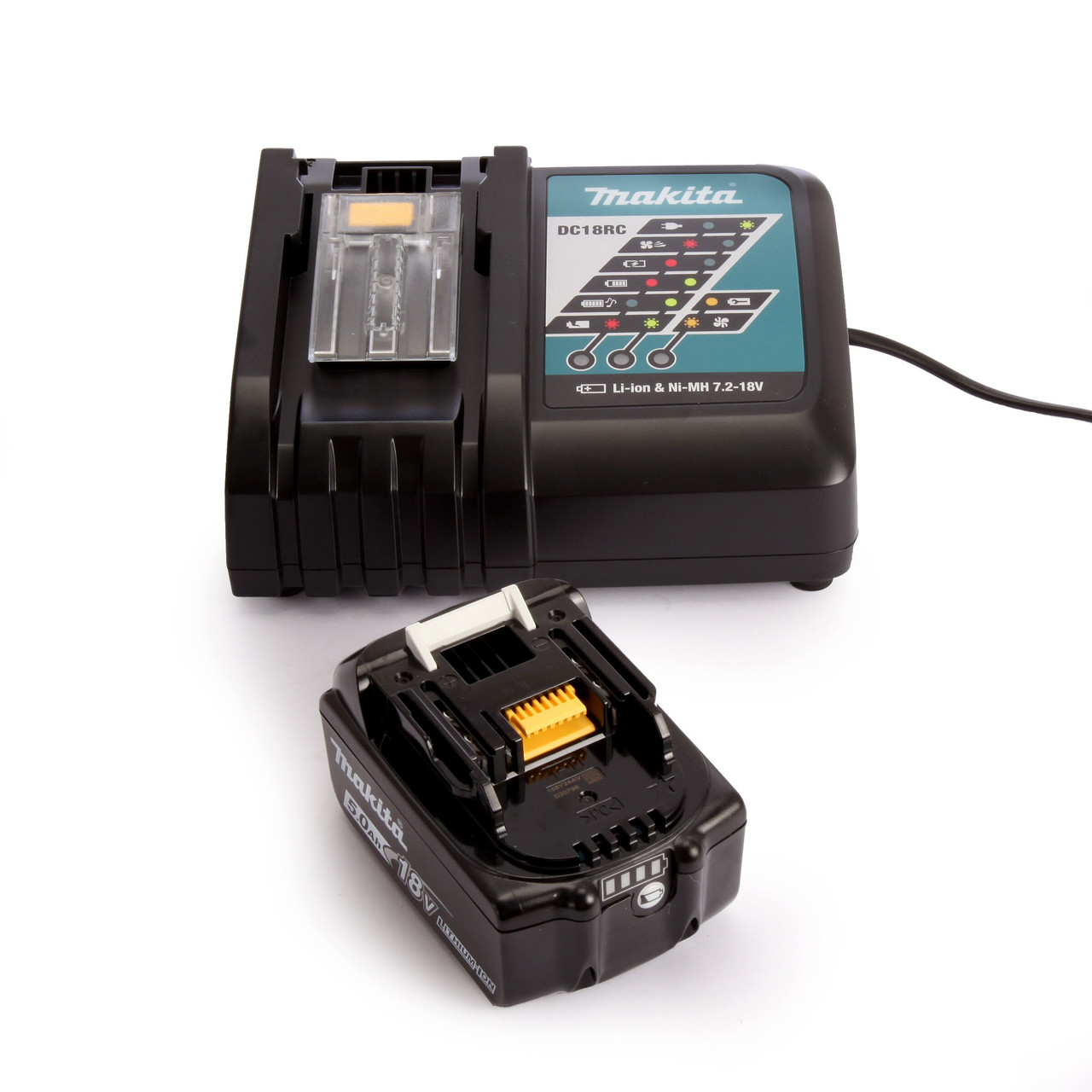 Makita BL1850BDC18RC 18V 5.0Ah Battery with DC18RC Charger