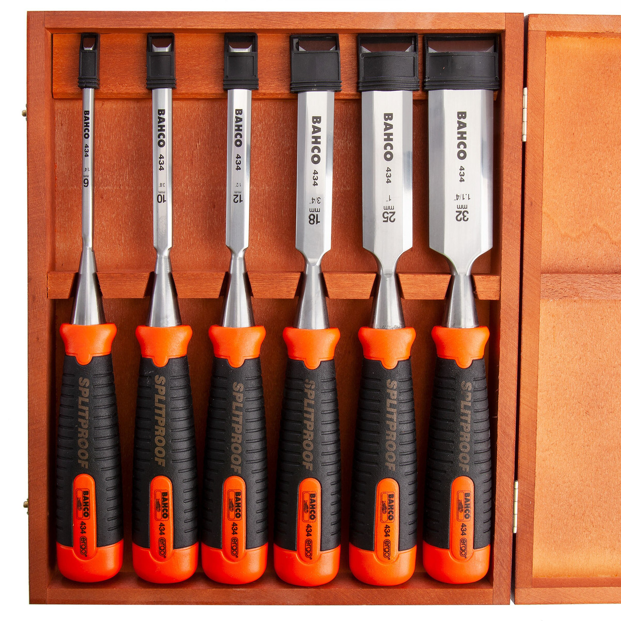 Bahco 434S6EUR 6 Piece Bevel Edge Chisel Set