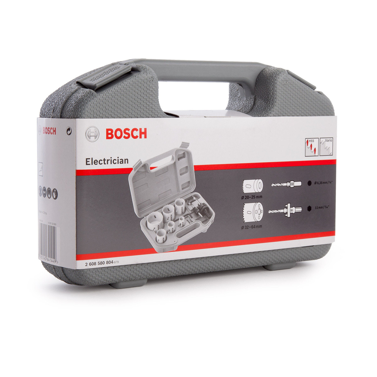 Bosch 2608580804 HSS Bi-Metal Hole Saw Set 20-64mm 9 Piece