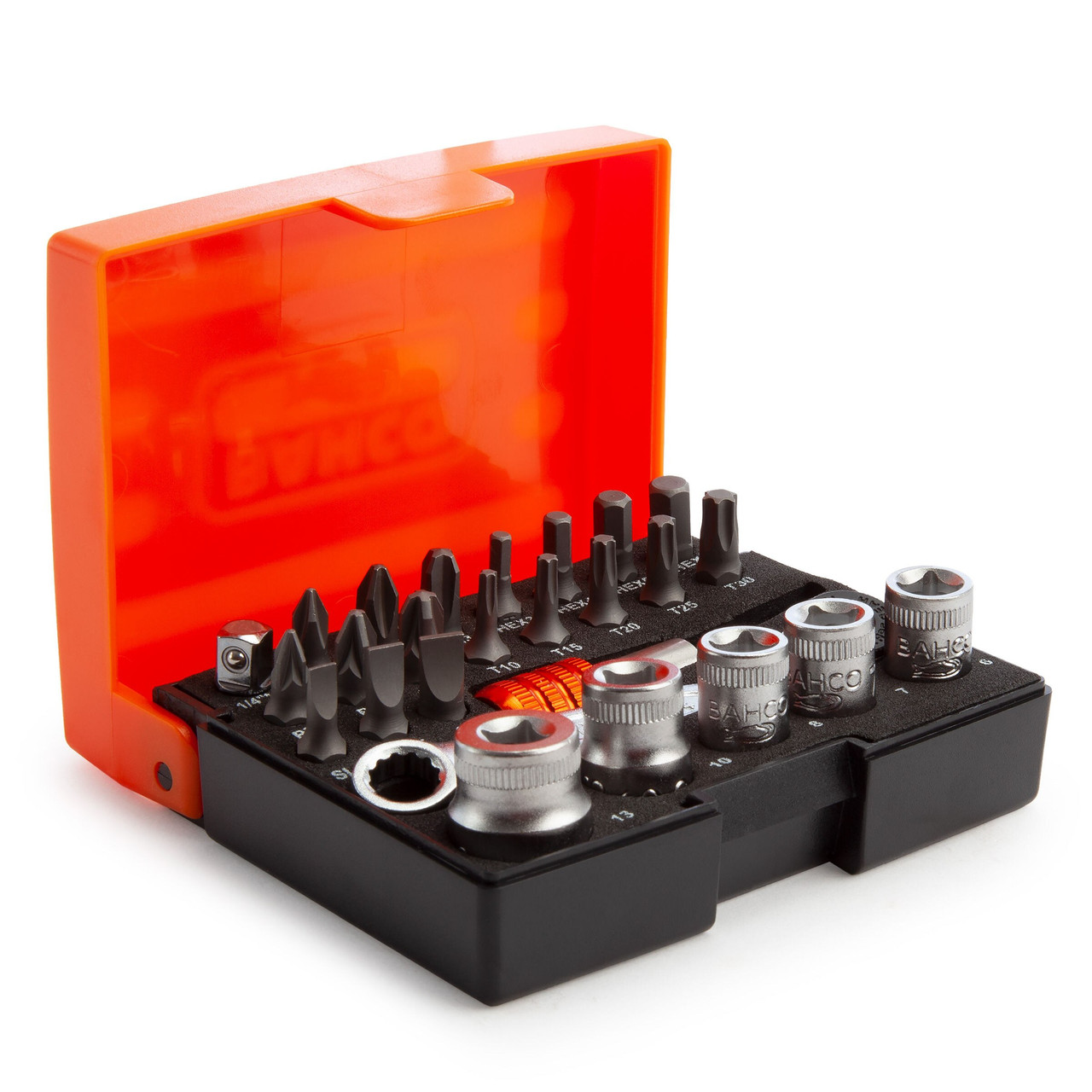 Bahco 2058S26 1/4in Drive Socket Set 26 Piece