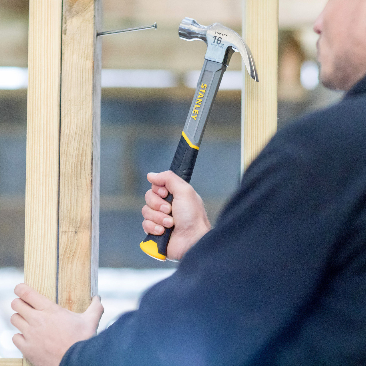 Stanley STHT0-51309 450g Fibreglass Claw Hammer