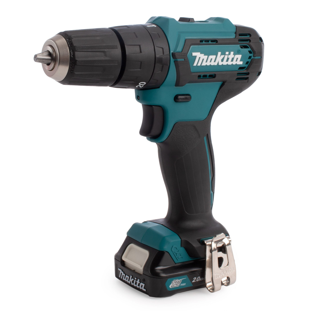 Makita CLX224AJ 12Vmax CXT Drill Driver & Impact Driver Twin Pack with 2 × 2.0Ah Batteries