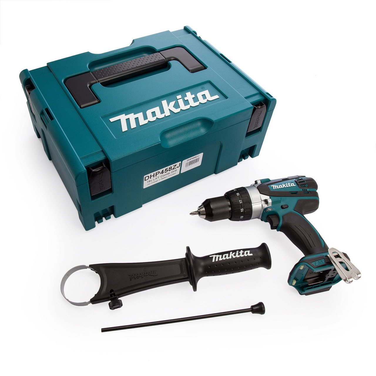 Makita DHP458ZJ 18V LXT Combi Drill with Makpac Case (Body Only)