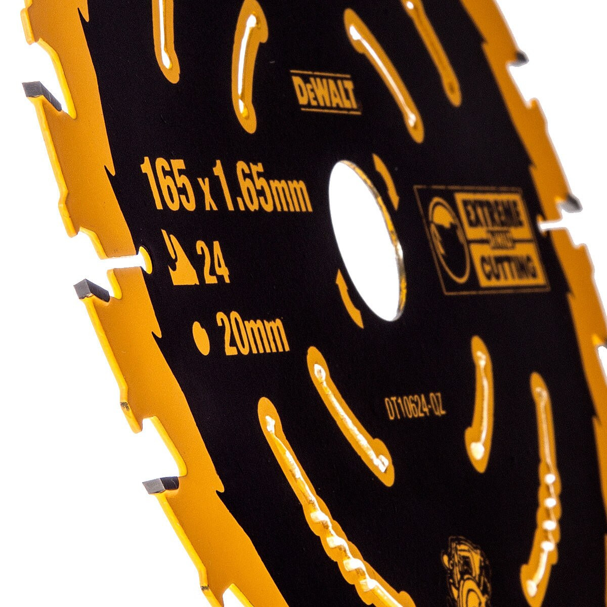 Dewalt DT10624 EXTREME Second Fix Circular Saw Blade 165 × 20mm × 24T