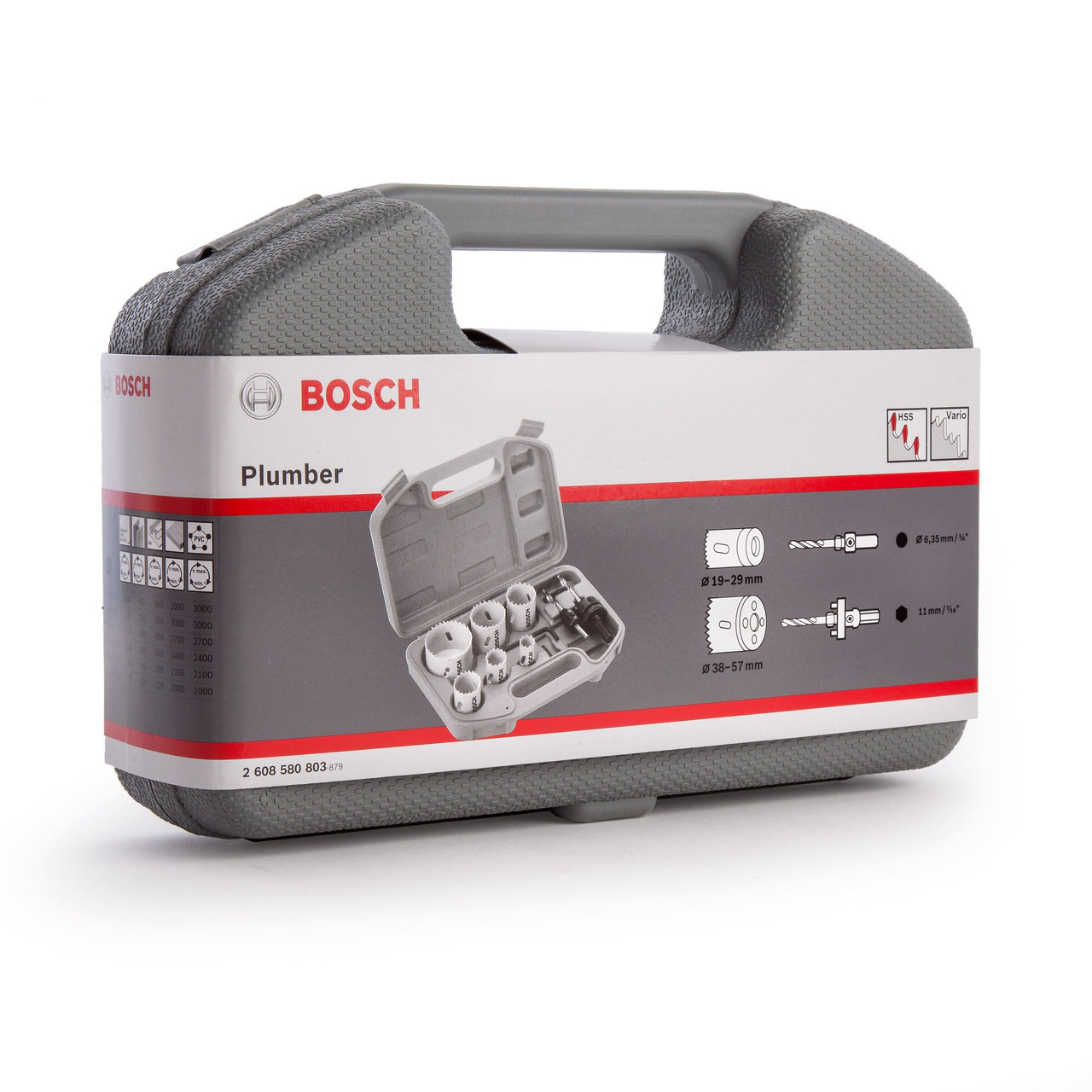 Bosch 2608580803 HSS Bi-Metal Hole Saw Set 19-57mm 9 Piece