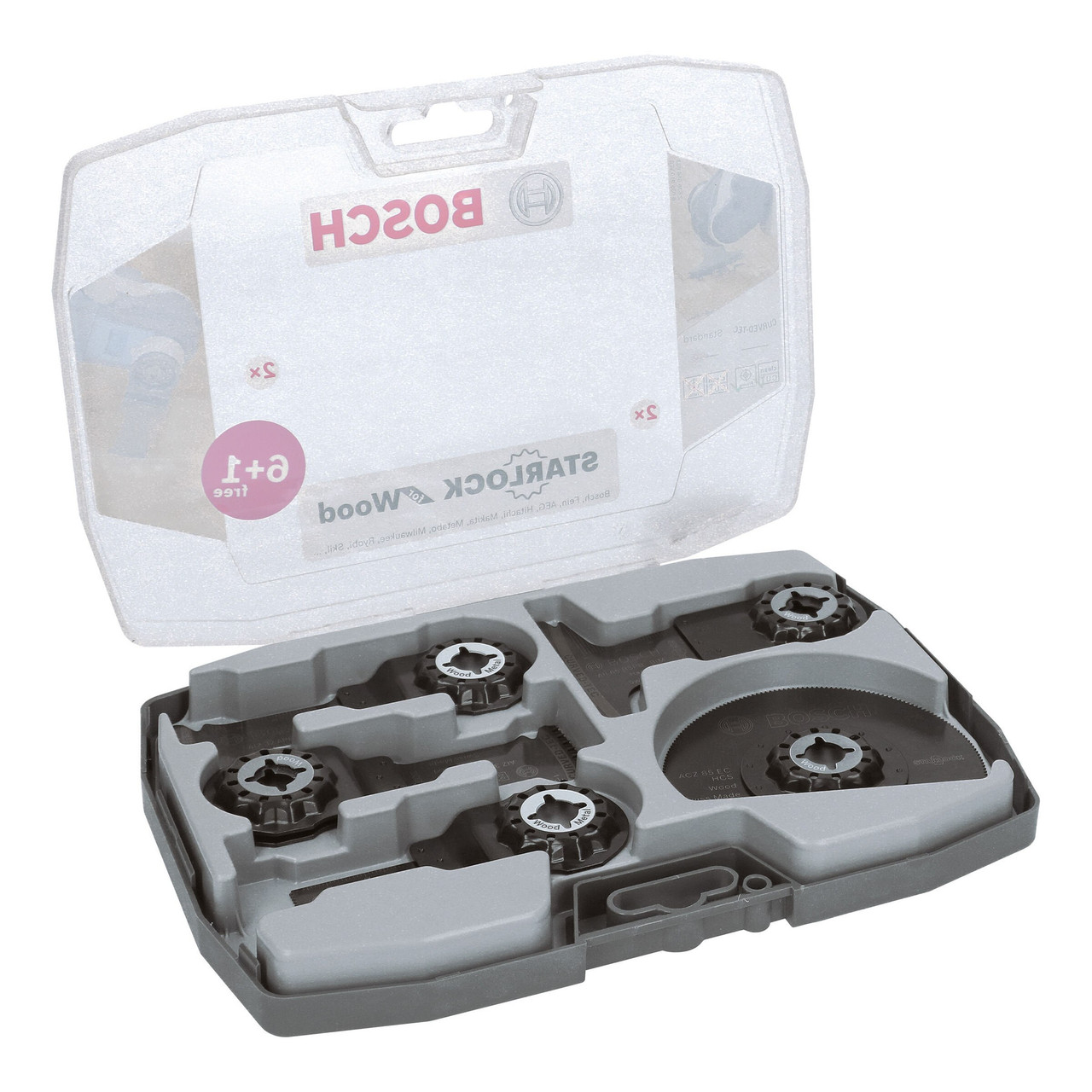 Bosch 2608664623 Starlock Multi-Tool Blade Set with 7 Pieces