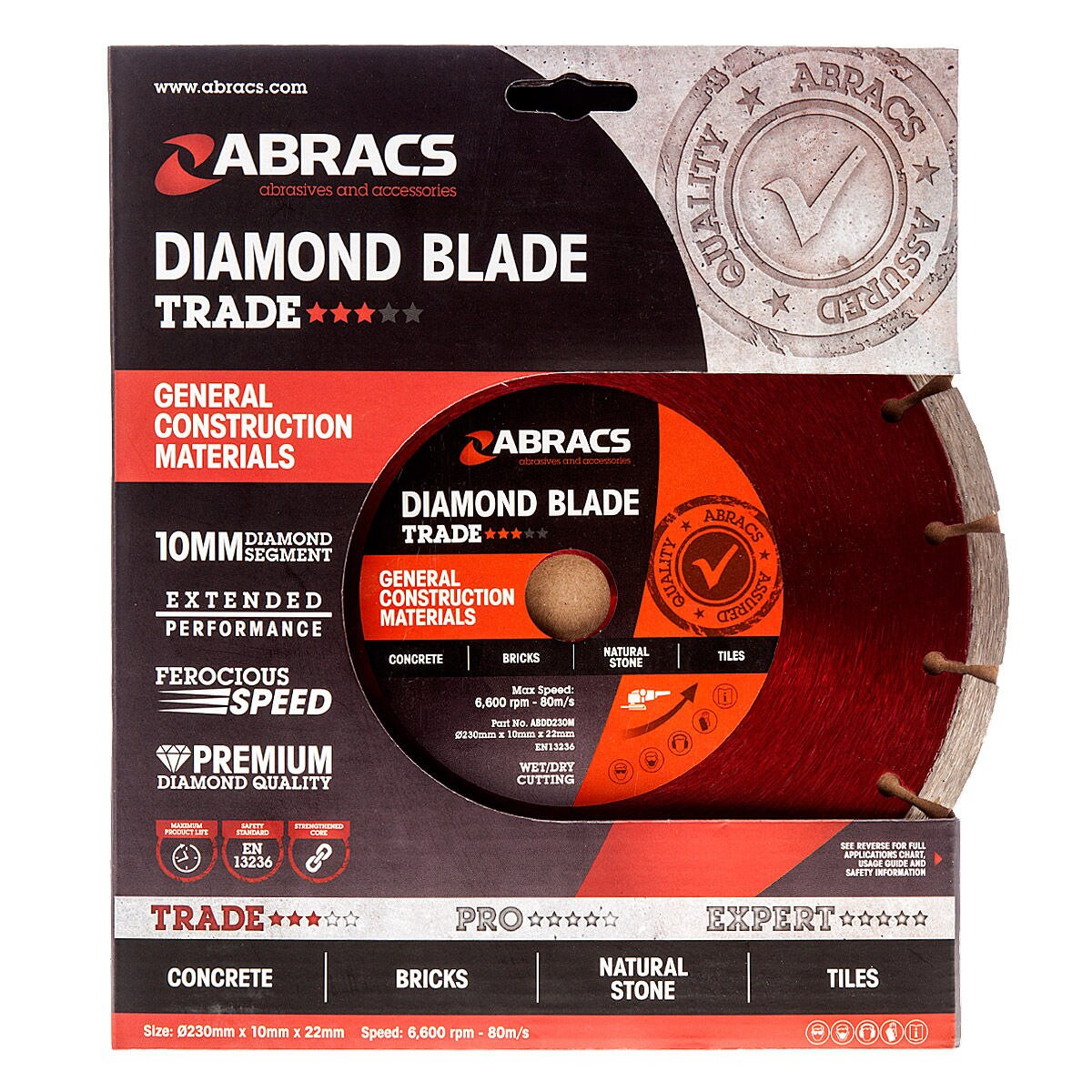 Abracs ABDD230M 230mm General Purpose Diamond Blade