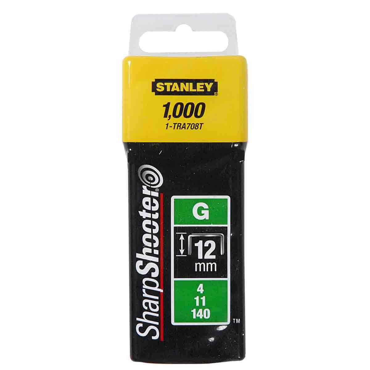 Stanley 1TRA708T 12mm Heavy-Duty Staples