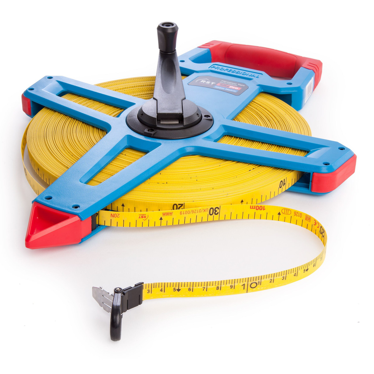 Rst RKM71000M 100m Fibreglass Open Frame Tape Measure