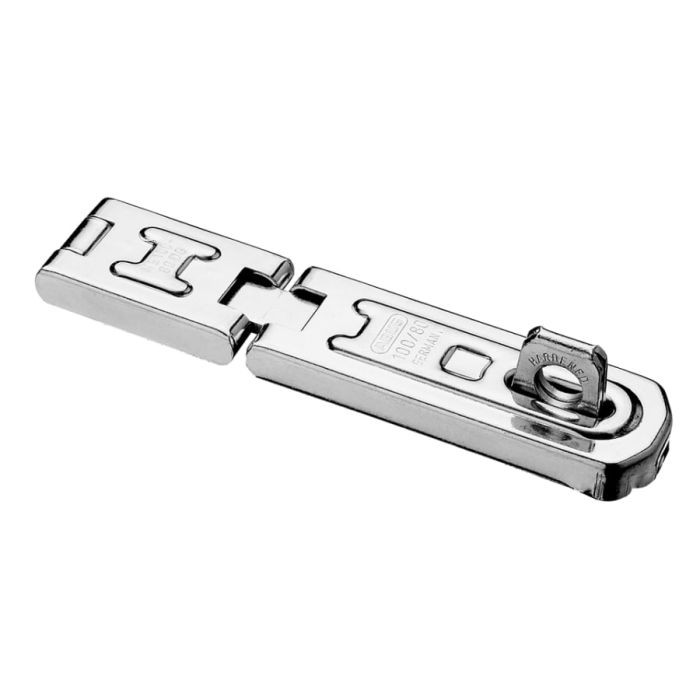 Abus Mechanical 01443 80mm Hinged Hasp & Staple