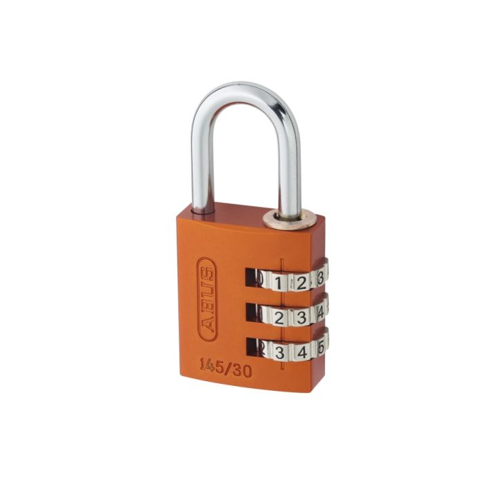 Abus Mechanical 46579 30mm Aluminium Combination Padlock Orange