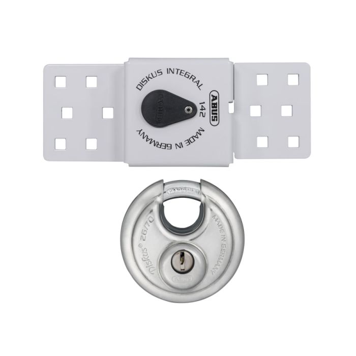 Abus Mechanical 83978 142 Series Sliding Door Van Lock with 26/70mm Diskus Padlock