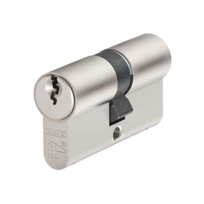 Abus Mechanical 54159 Euro Double Cylinder Nickel Pearl 30mm/55mm