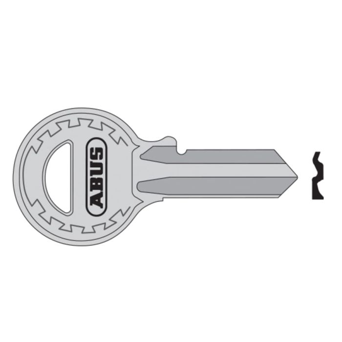 Abus Mechanical 00681 40mm R Key Blank
