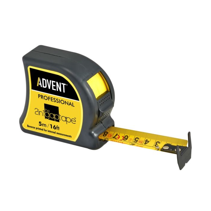 Advent AGT5025 5m/16ft Double Sided Gap Pocket Tape 25mm