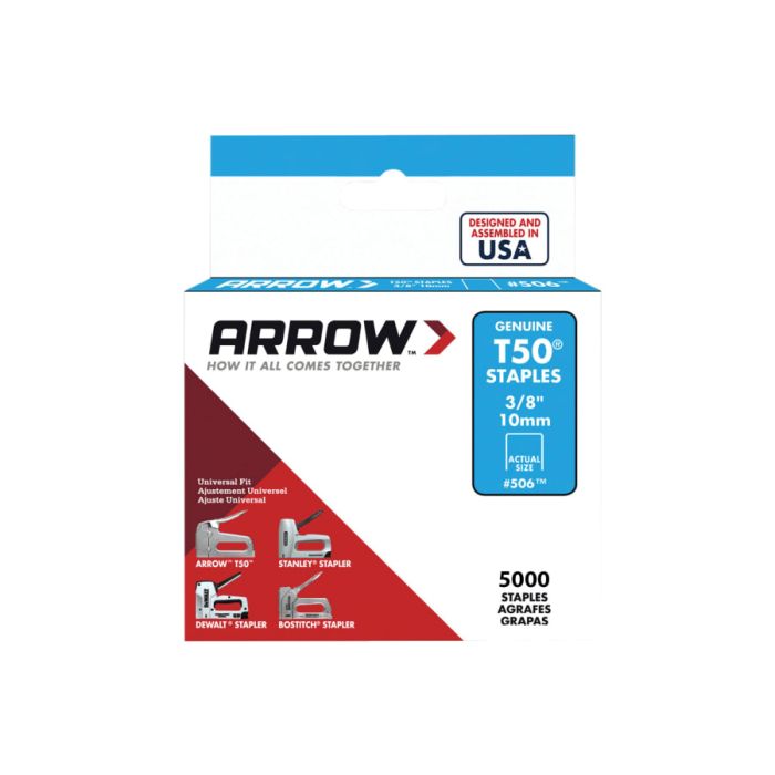 Arrow A506IP T50 Heavy-Duty Staples 10mm