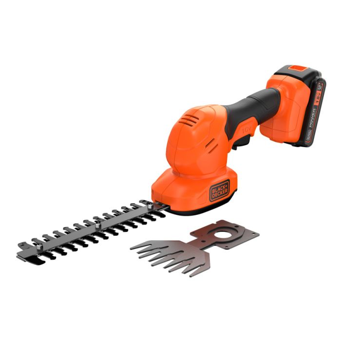 Black + Decker BCSS18D1GB 18V Shear Shrubber with 1 × 2.0Ah Battery