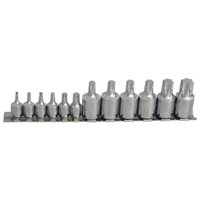 Bluespot Tools 01551 12 Piece Mixed Drive Torx Socket Set