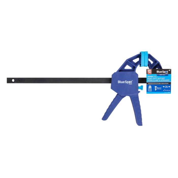 Bluespot Tools 10033 Heavy-Duty Ratchet Speed Clamp & Spreader 300mm