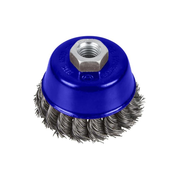 Bluespot Tools 19215 75mm Twist Knot Cup Brush M14