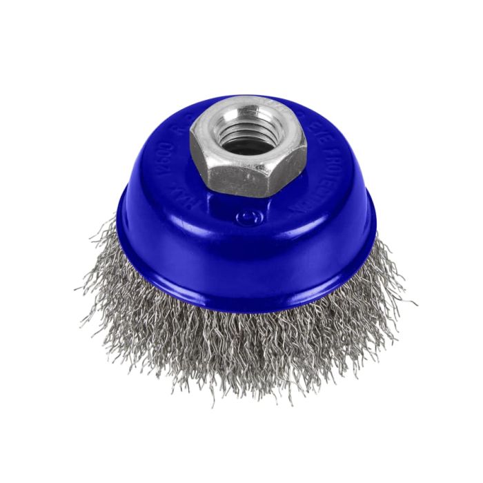 Bluespot Tools 19219 65mm M14 Steel Wire Cup Brush