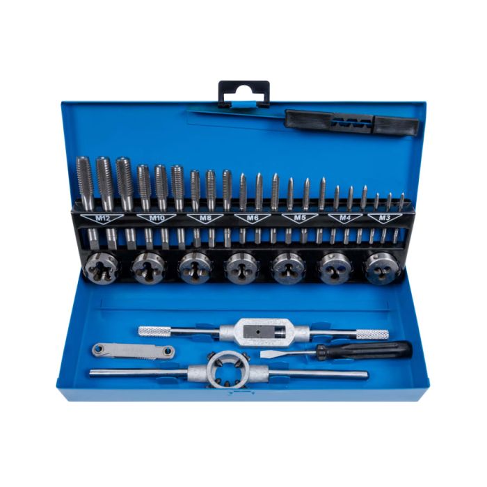 Bluespot Tools 22301 32 Piece Metric Tap and Die Set
