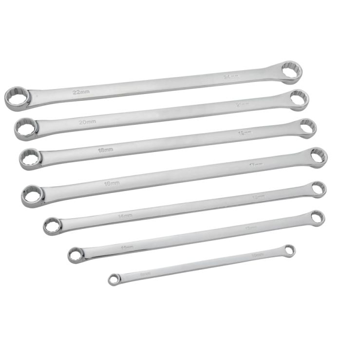 Bluespot Tools 4305 Extra Long Ring Spanner Set 7 Piece