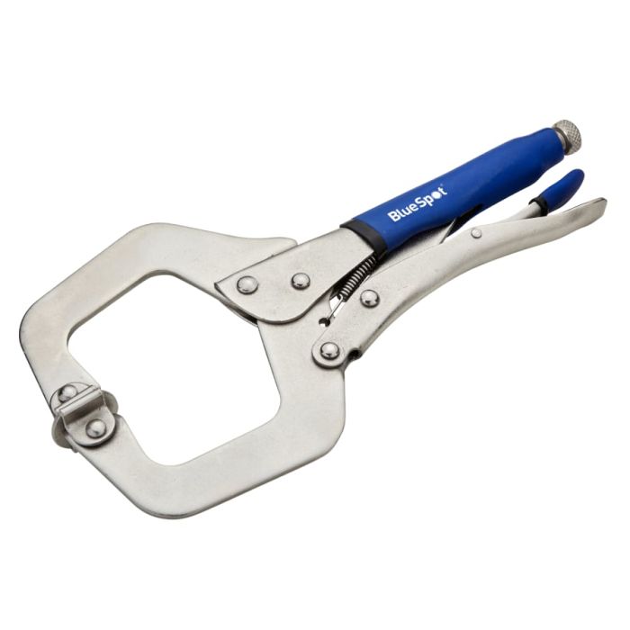 Bluespot Tools 6531 280mm Locking C-Clamp with Swivel Pads