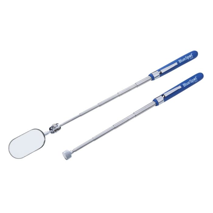 Bluespot Tools 7306 Inspection Mirror and Pickup Tool Set 2 Piece
