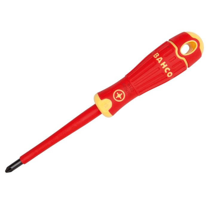 Bahco B142001080 VDE Insulated Pozidriv Screwdriver PZ1 x 80mm