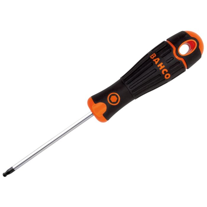 Bahco B143060125 Hex Ball End Screwdriver 6.0 x 125mm
