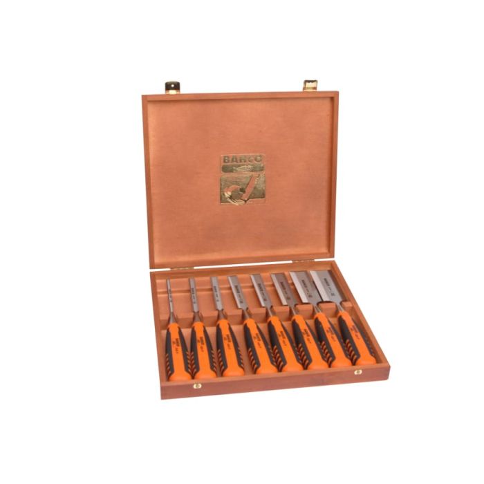 Bahco 424PS8EUR 8 Piece Bevel Edge Chisel Set